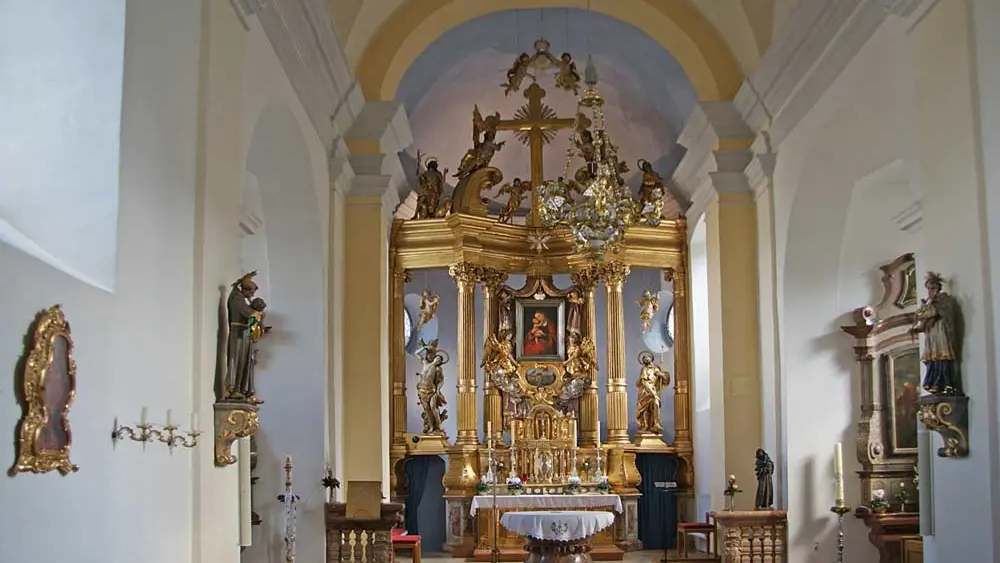 Altarraum der Wallfahrtskirche Mariahilf in Passau