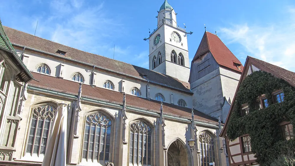 Außenansicht des Münsters St. Nikolaus in Überlingen
