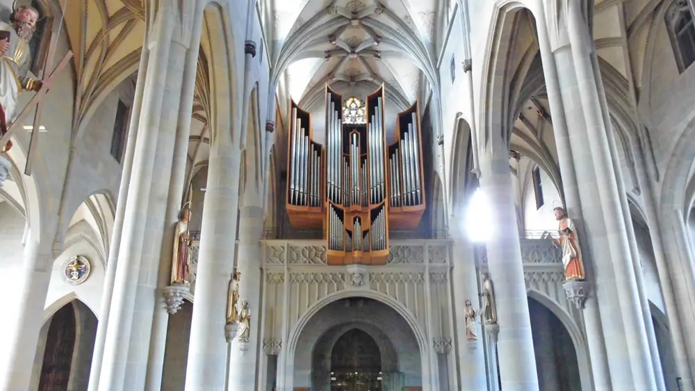 Die Nikolausorgel im Münster St. Nikolaus in Überlingen