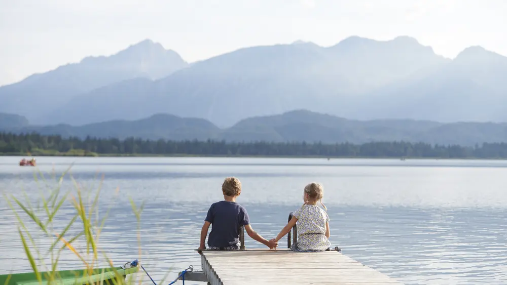 Familie am Hopfensee
