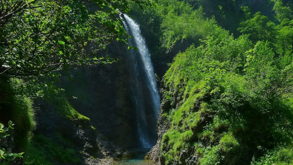 Der Stuibenfall bei Oberstdorf