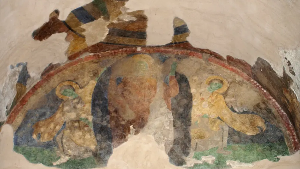 Fresken in der Kirche San Zeno