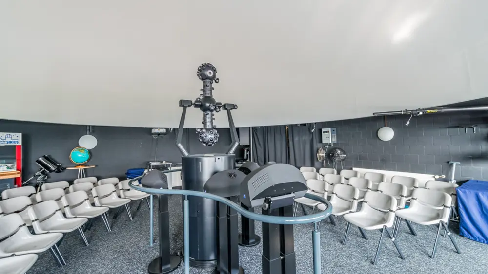 Das Planetarium Sirius von innen