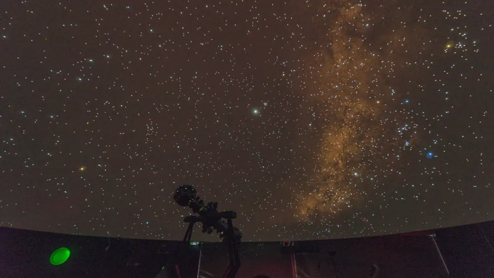 Vorführung im Planetarium Sirius