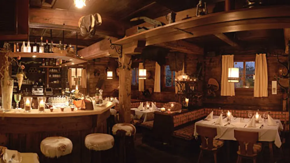 Die Gaststube des Steakhauses Schusterhäusl in Flachau