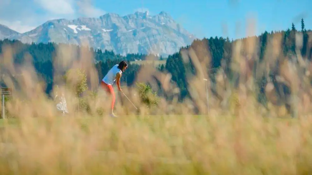 Golfen im Hochtal von Gonten im Appenzeller Land