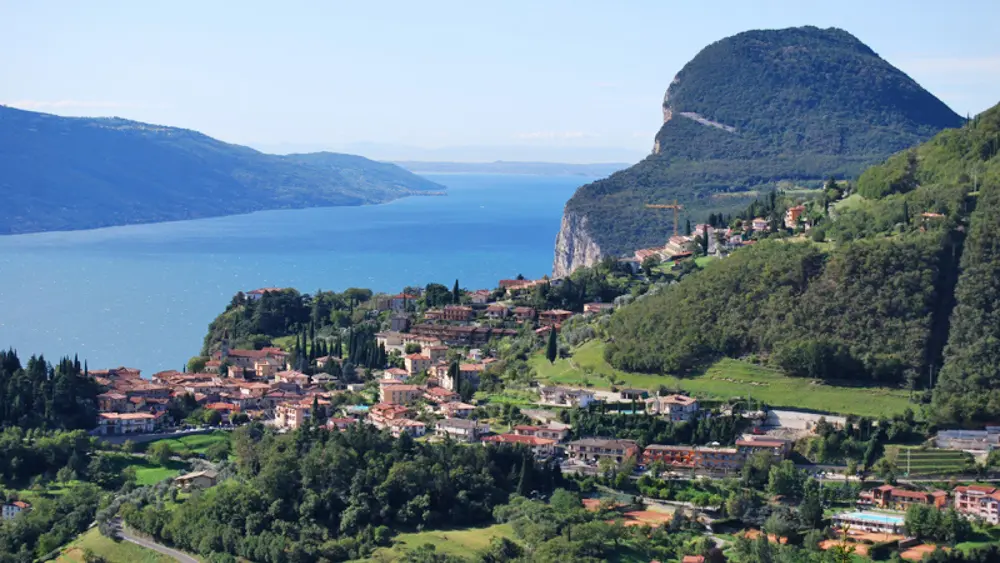 Panoramablick über Tremosine im Naturpark Alto Garda