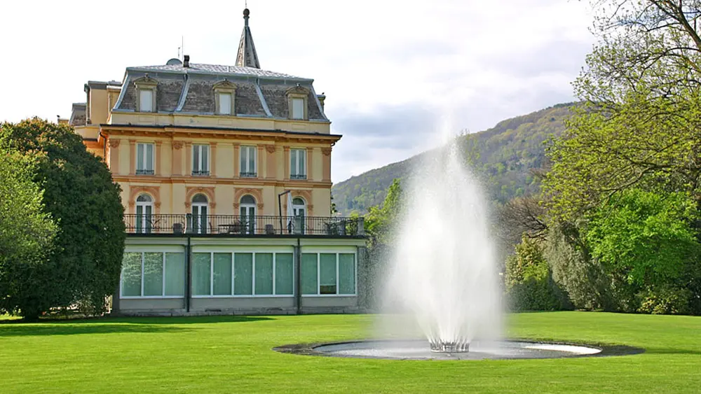 Außenansicht der Villa Taranto in Pallanza-Verbania