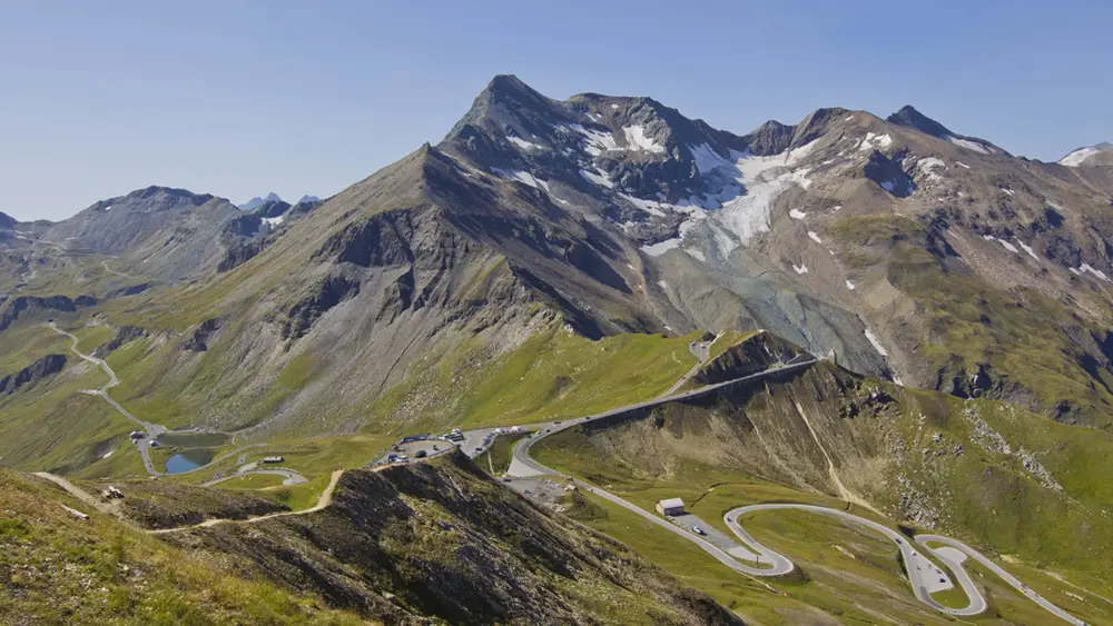 Blick auf die Großglockner Hochalpenstraße