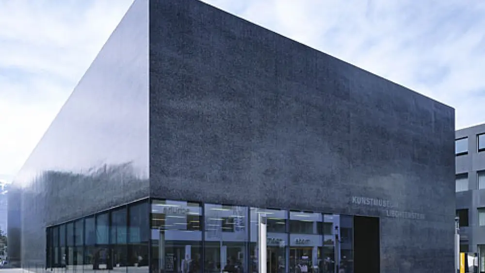 Außenfassade des Kunstmuseums Liechtenstein