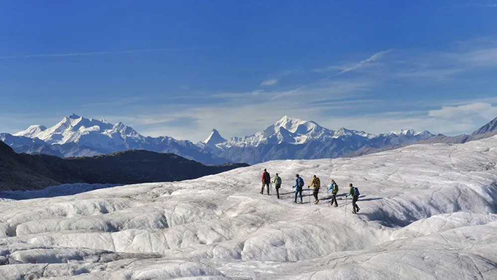Tour auf dem Aletschgletscher