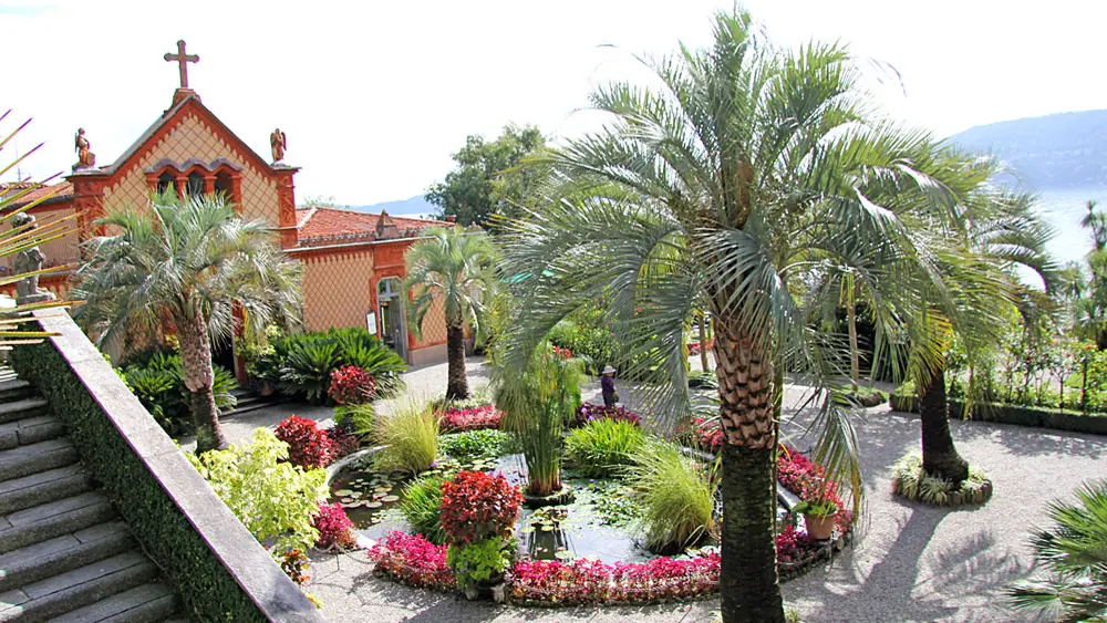 Ein Teil des Gartens auf der Isola Madre