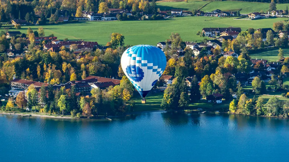 Heißluftballon am Tegernsee