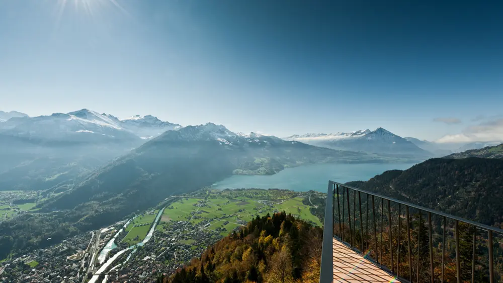 Aussicht vom Harder Kulm
