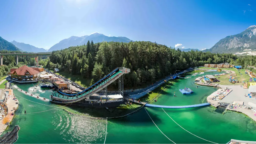 Panoramablick über die Water Area