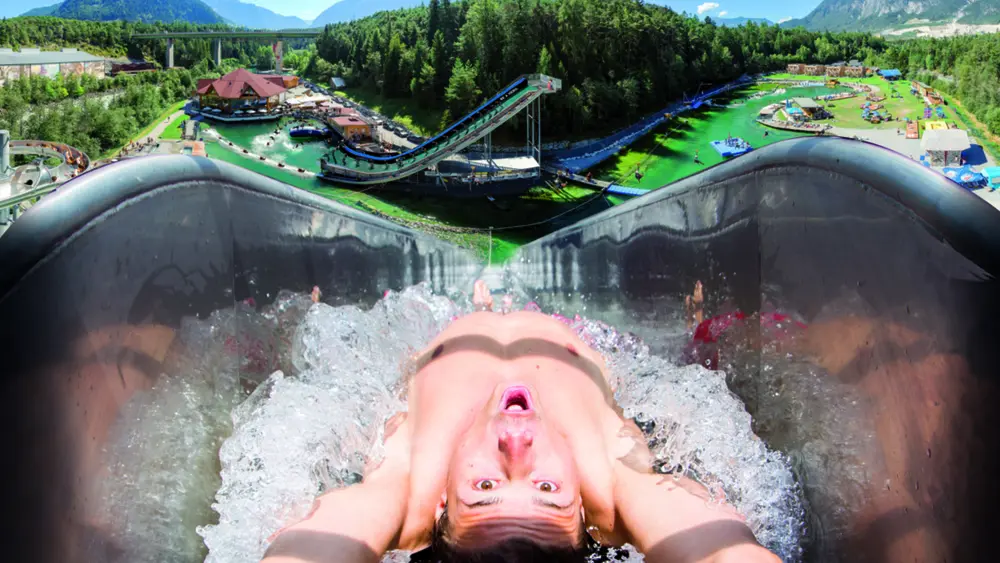 Blick auf die Water Area