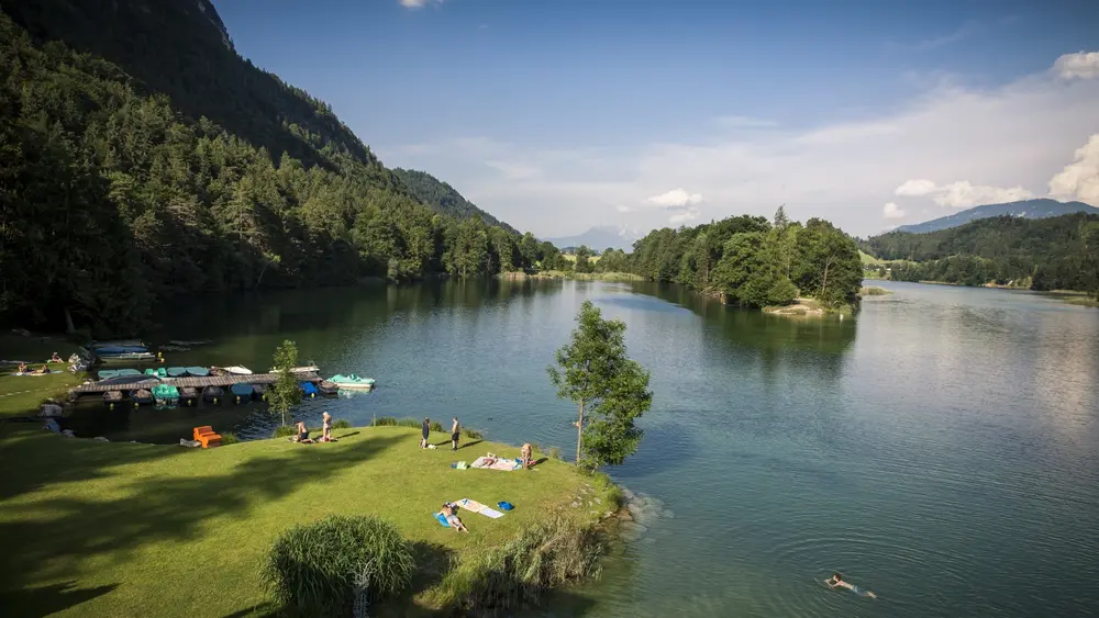 Reintalersee Strandbad in Kramsach
