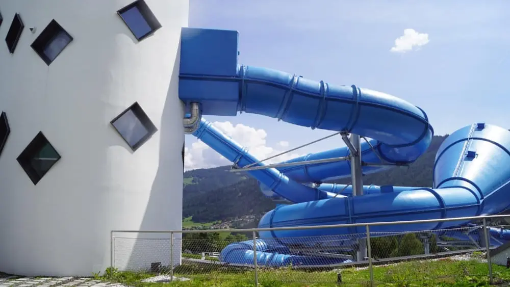 Rutschen im Freizeitcenter StuBay