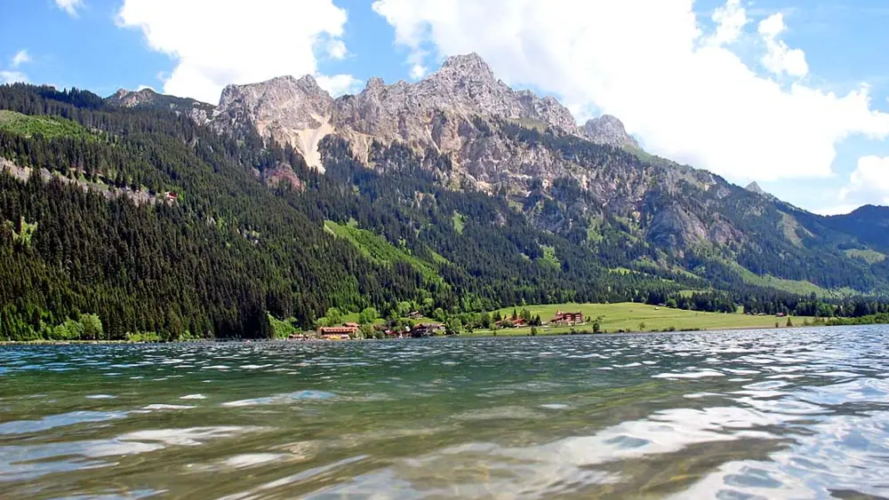 Blick auf den Haldensee