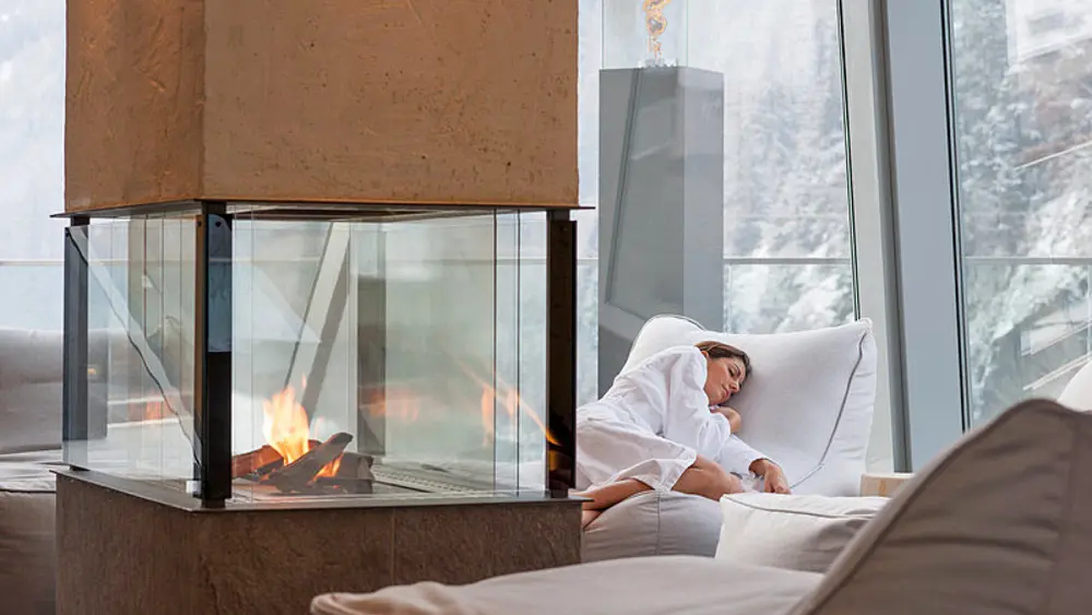 Entspannung im Ruheraum des AQUA DOMEs