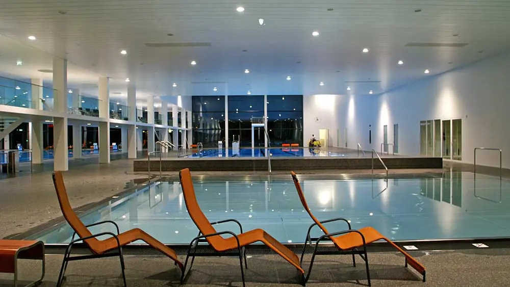 Innenansicht des Stadtbads Dornbirn