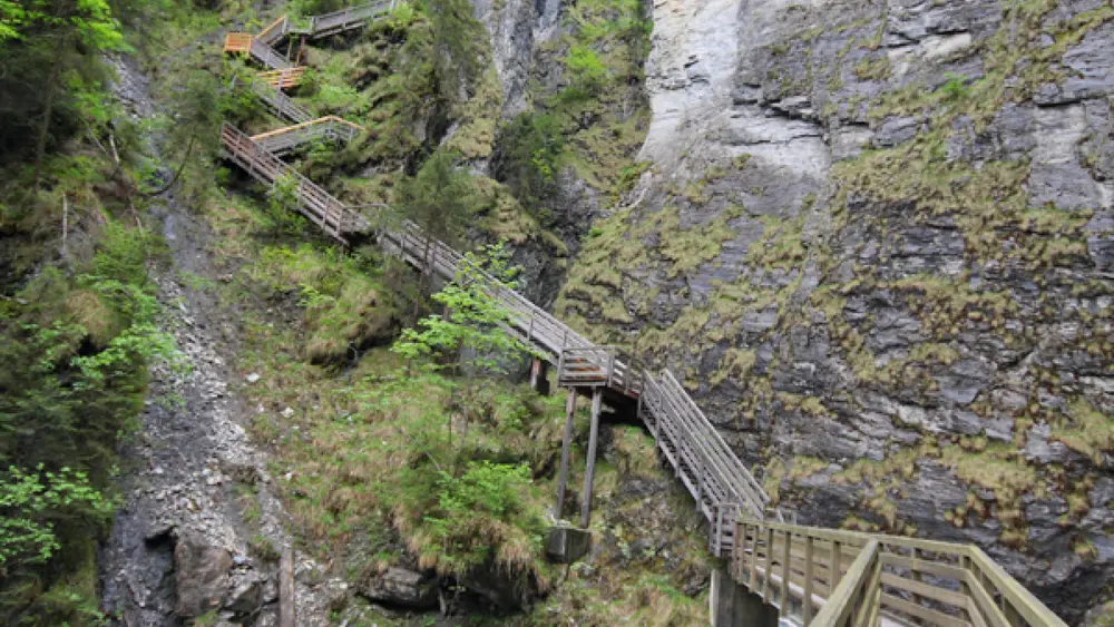 Steganlage in der Kitzlochklamm