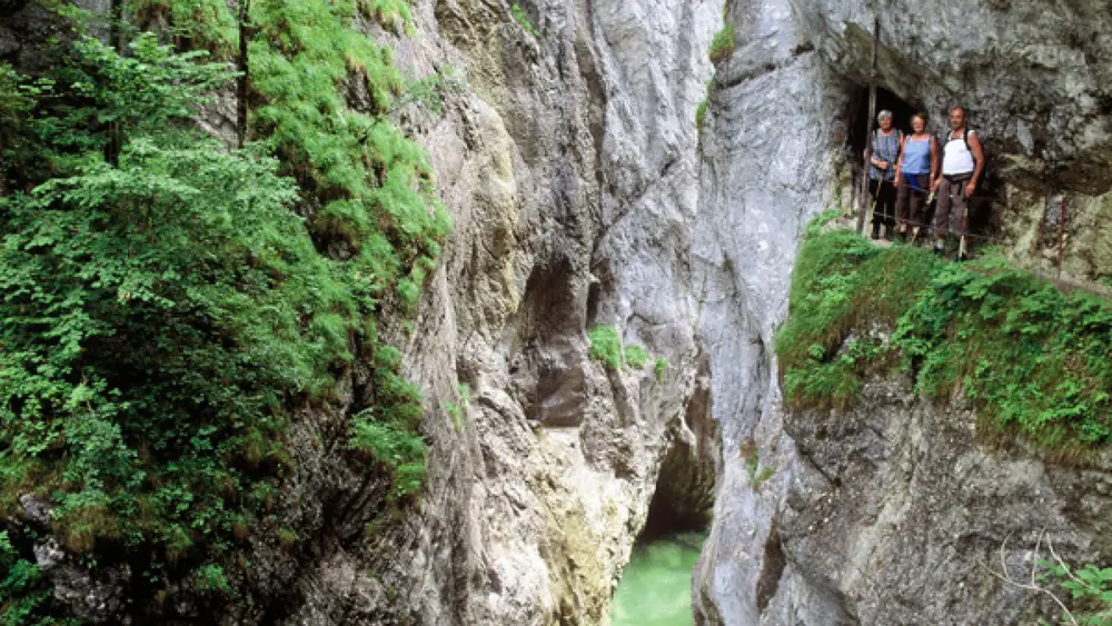 Blick in die Kaiserklamm bei Brandenberg