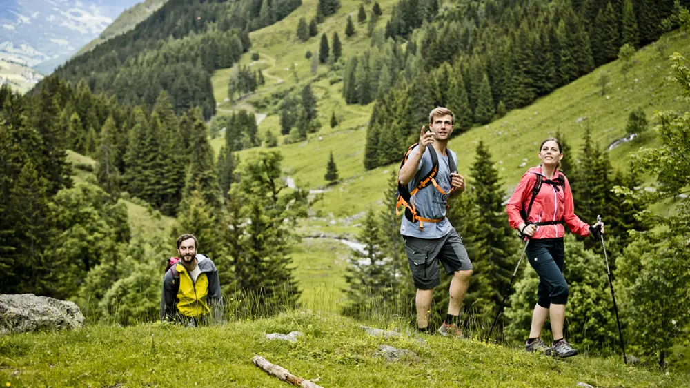 Wanderer am Zwölferkogel