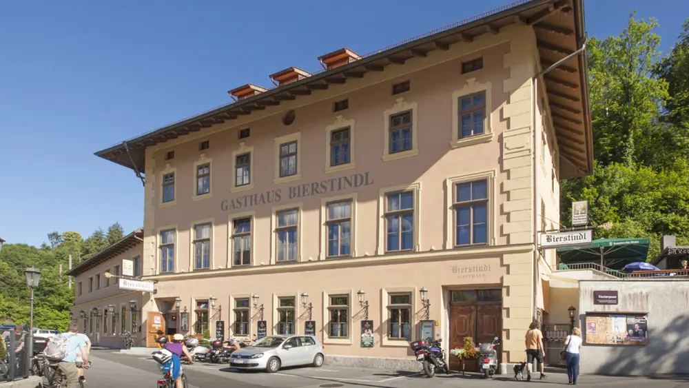 Blick auf das Gasthaus Bierstindl in Innsbruck
