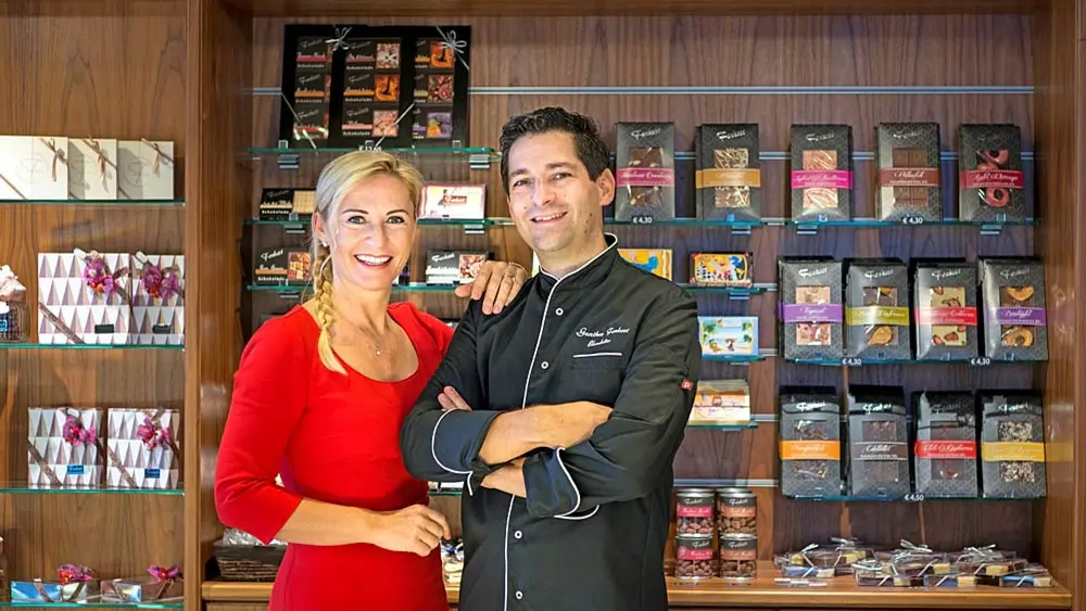 Gunther und Petra Fenkart im Schlosskaffee Hohenems