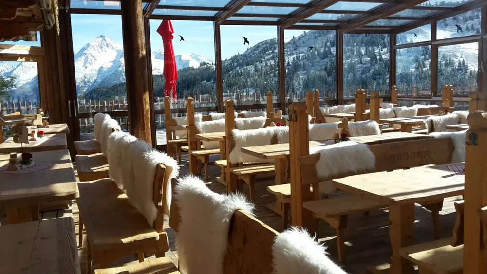 Wintergarten der Schiestl's Sunalm
