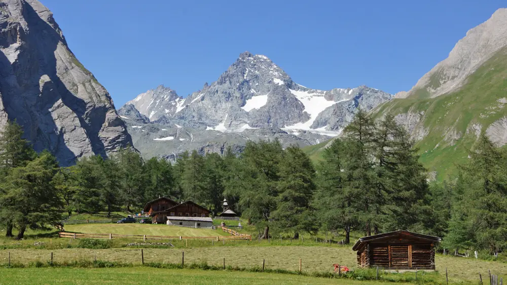 Blick vom Ködnitztal auf den Großglockner