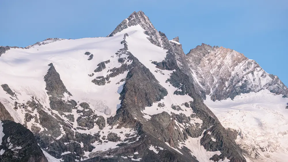 Schneebedeckter Großglockner