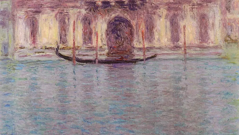 Gemälde Palazzo Contarini von Monet im Kunstmuseum St. Gallen