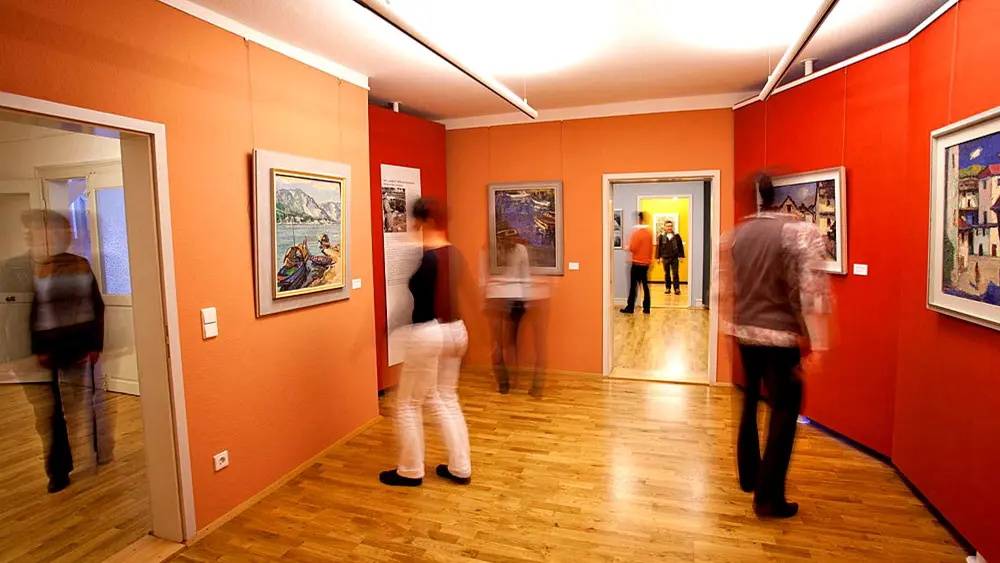 Blick in die Galerie Wilhelm Kimmich in Lauterbach