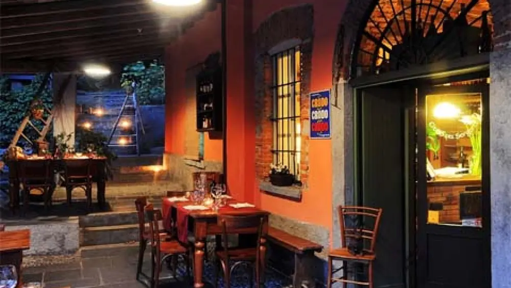 Das Restaurant Crotto del Sergente