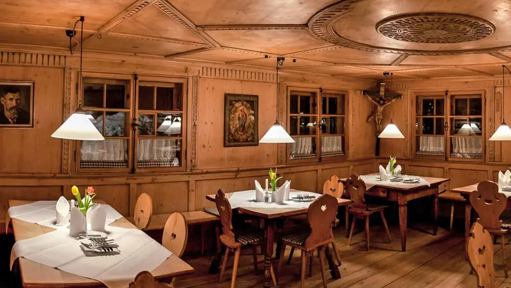 Urige Gaststube im Gasthaus Obere Mühle in Bad Hindelang