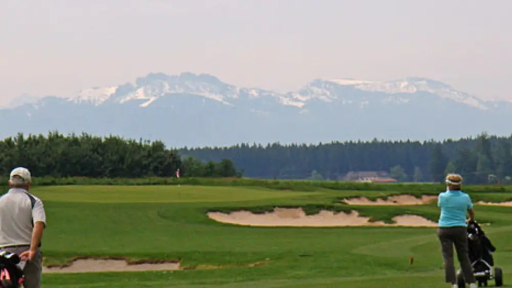 Der Golfplatz am Obinger See