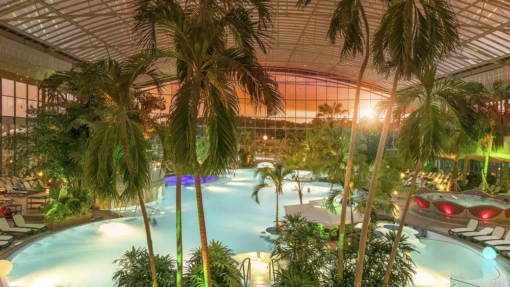 Abendstimmung in der Therme Bad Wörishofen