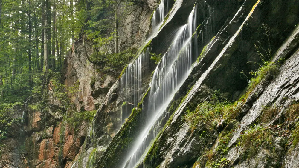 Wasserfall in der Wimbachklamm