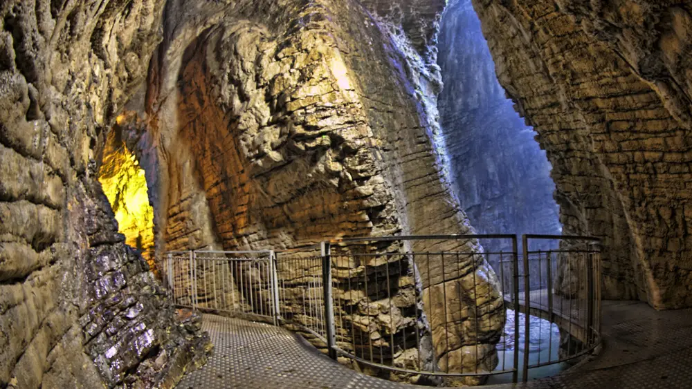 Blick in die Schlucht Varone