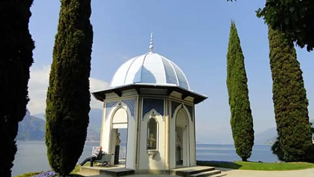 Maurischer Pavillon im Park der Villa Melzi