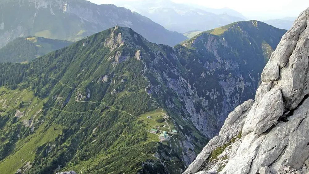 Stripsenjoch und Stripsenjochhütte im Kaiserbachtal