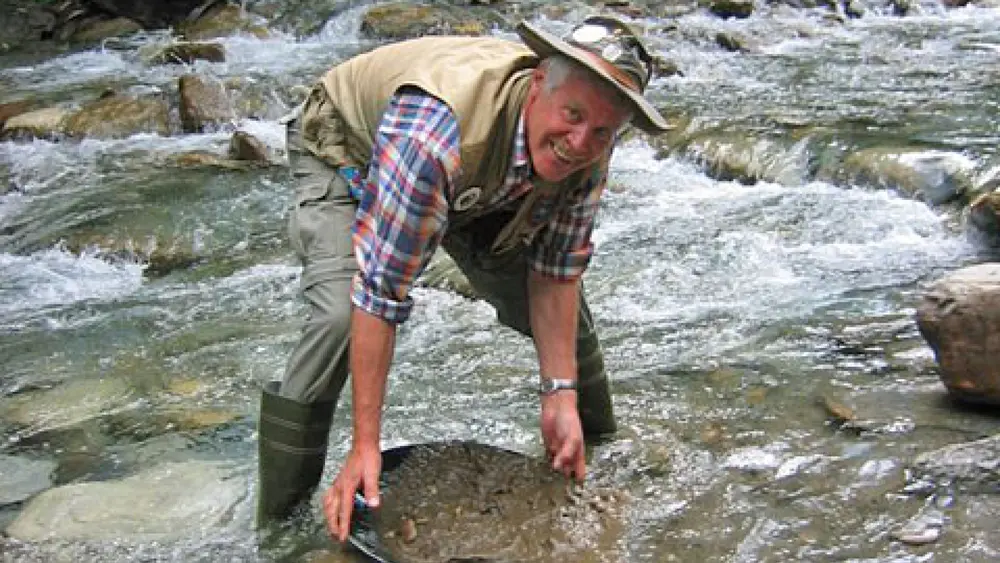 Goldwäscher im Rauriser Tal