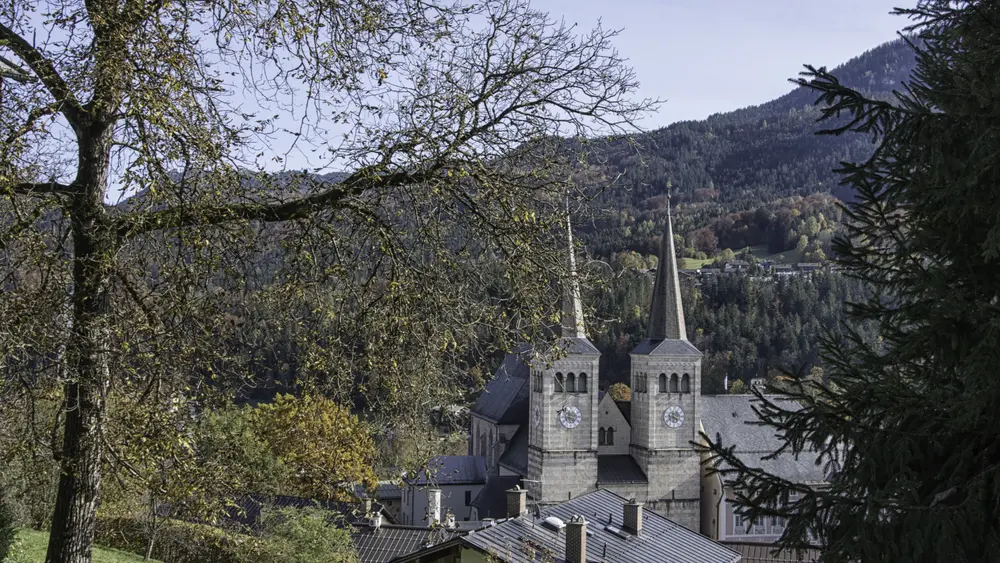 Die Stiftskirche in Berchtesgaden