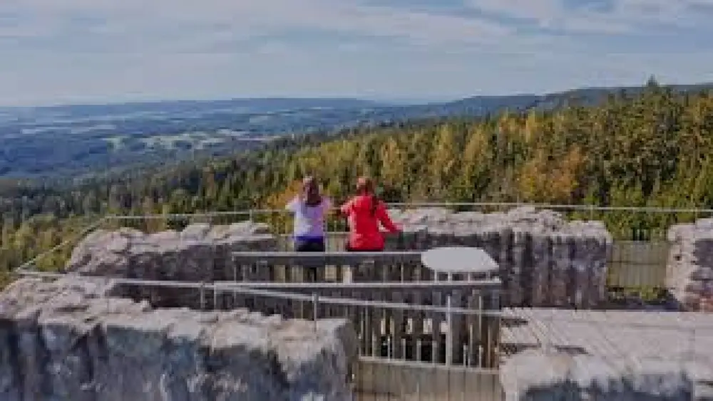 Die Burgruine Weißenstein in Waldershof