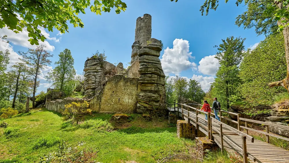 Naturpark Steinwald Burgruine Weißenstein