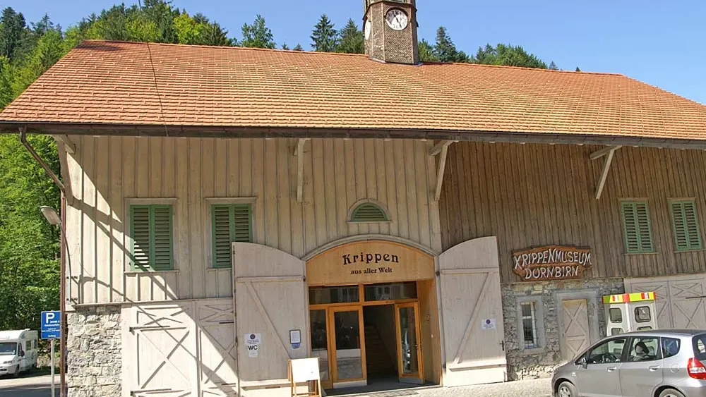 Eingangsbereich des Krippenmuseums Dornbirn