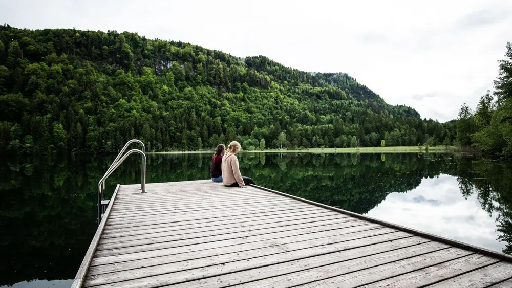 Kraft tanken am Schwansee