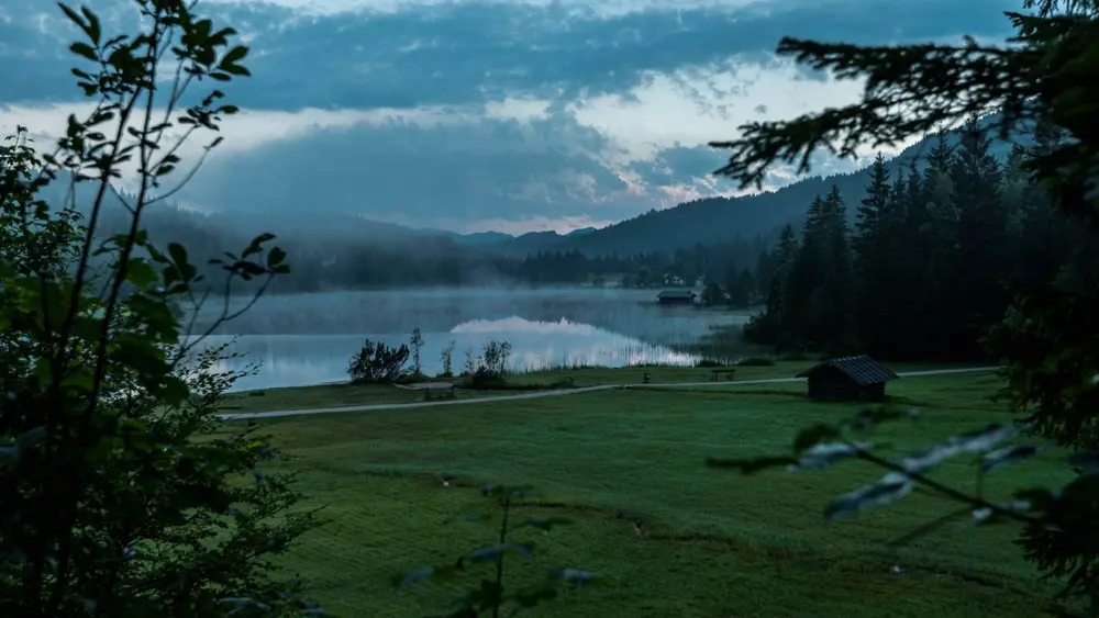 Ferchensee vom Spitzwanderweg aus